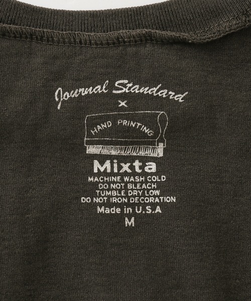 MIXTA(ミクスタ)の「《別注》【MIXTA/ミクスタ】POSITIVE FEELING S/S T-SHIR:Tシャツ(Tシャツ/カットソー・レディース・ブラック/ナチュラル・M)」の11枚目の写真