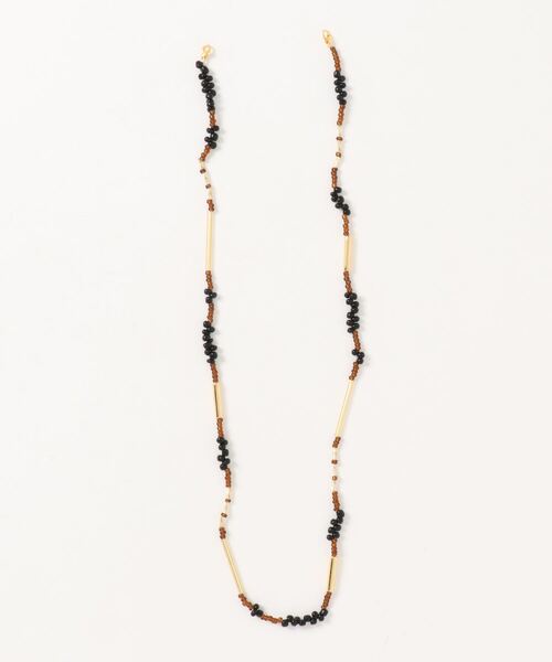 【anthurium】ブラウンビーズ マスクストラップ(MA)（マスク）｜tone（トーン）