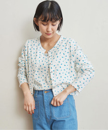 CHILD WOMAN | フライス小花プリント カーディガン(Tシャツ/カットソー)
