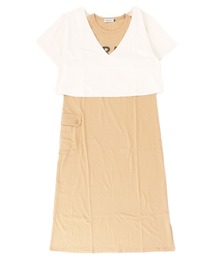 AVIREX（アヴィレックス）の「【直営店限定】2WAY SET CARGO ONEPIECE/ 2ウェイセットカーゴワンピース（ワンピース）」