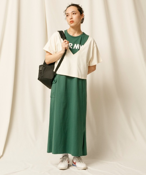 【セール】【直営店限定】2WAY SET CARGO ONEPIECE/ 2ウェイセットカーゴワンピース（ワンピース）｜AVIREX（アヴィレックス）