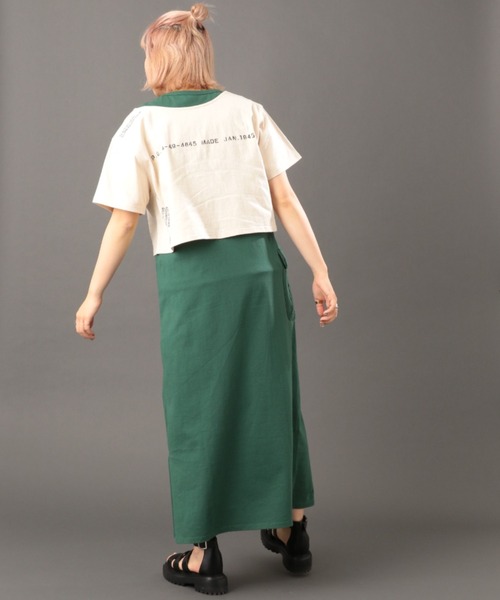 【セール】【直営店限定】2WAY SET CARGO ONEPIECE/ 2ウェイセットカーゴワンピース（ワンピース）｜AVIREX（アヴィレックス）