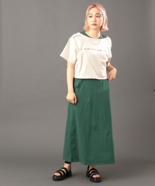 【セール】【直営店限定】2WAY SET CARGO ONEPIECE/ 2ウェイセットカーゴワンピース（ワンピース）｜AVIREX（アヴィレックス）