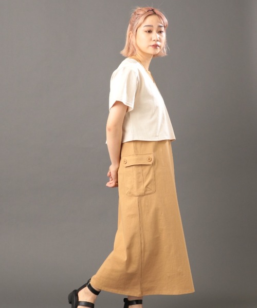 【セール】【直営店限定】2WAY SET CARGO ONEPIECE/ 2ウェイセットカーゴワンピース（ワンピース）｜AVIREX（アヴィレックス）