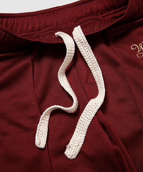 WALES BONNER(ウェールズ ボナー)の「STUDIO TRACK PANTS(スウェットパンツ・メンズ・バーガンディー・3/2/4)」の3枚目の写真
