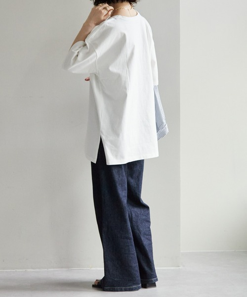 DISCOAT（ディスコート）の「MONSプリントTシャツ（Tシャツ/カットソー・レディース・オフホワイト/グリーン/チャコールグレー・FREE）」の17枚目の写真