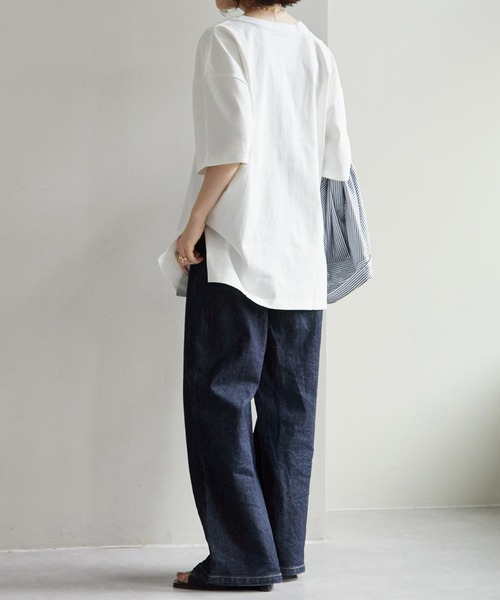 DISCOAT（ディスコート）の「MONSプリントTシャツ（Tシャツ/カットソー・レディース・オフホワイト/グリーン/チャコールグレー・FREE）」の16枚目の写真