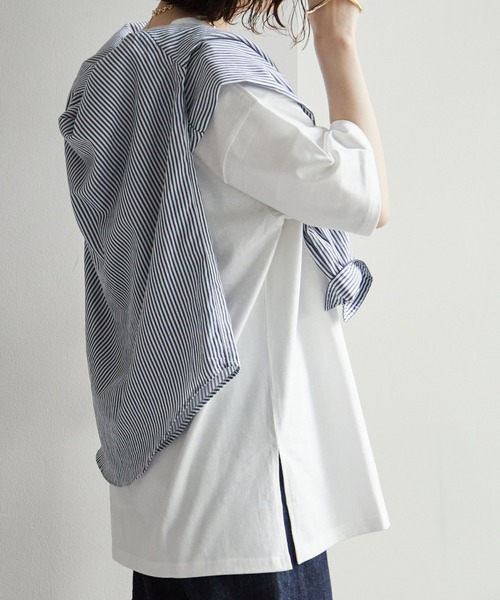 DISCOAT（ディスコート）の「MONSプリントTシャツ（Tシャツ/カットソー・レディース・オフホワイト/グリーン/チャコールグレー・FREE）」の20枚目の写真