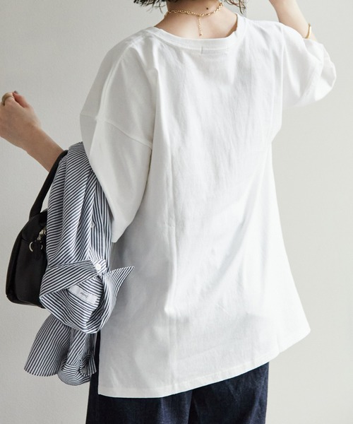 DISCOAT（ディスコート）の「MONSプリントTシャツ（Tシャツ/カットソー・レディース・オフホワイト/グリーン/チャコールグレー・FREE）」の21枚目の写真