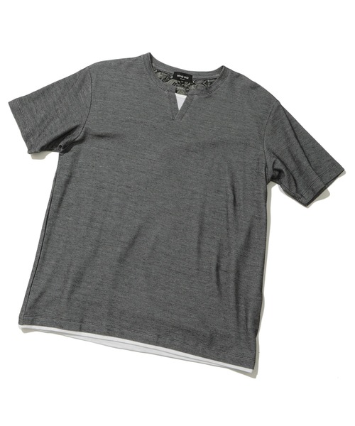 MEN'S BIGI(メンズビギ)の「ハニカムTシャツ(Tシャツ/カットソー・メンズ・ネイビー/グレー/ブラック・03/02/01)」の20枚目の写真