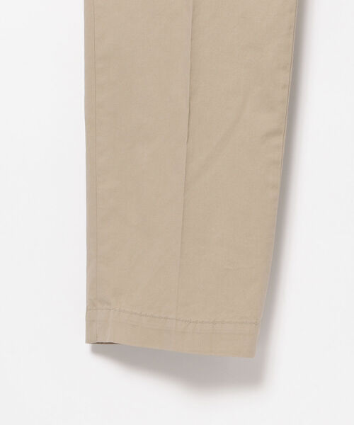 BRILLA per il gusto（ブリッラペルイルグースト）の「DEVORE Incipit × Brilla per il gusto / 別注 コットンポプリン 2プリーツ イージースラックス（スラックス・メンズ・ホワイト/ベージュ/ネイビー・44/46/48/50/42/52）」の12枚目の写真