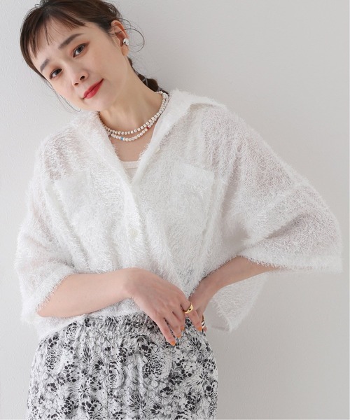 JOINT WORKS(ジョイントワークス)の「【PROVOKE/プロヴォーク】fusafusa shirt(シャツ/ブラウス・レディース・ブラック/ホワイト・FREE)」の2枚目の写真