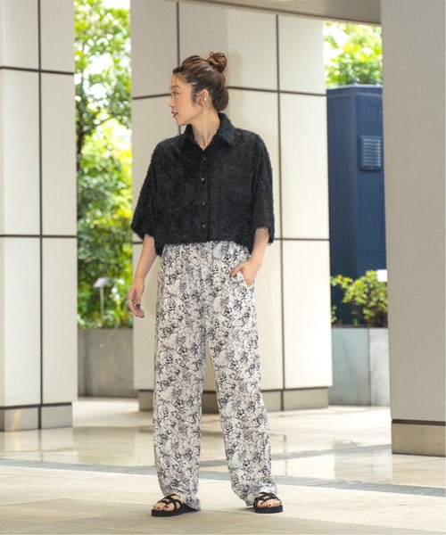 JOINT WORKS(ジョイントワークス)の「【PROVOKE/プロヴォーク】fusafusa shirt(シャツ/ブラウス・レディース・ブラック/ホワイト・FREE)」の3枚目の写真