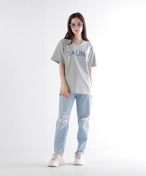 GDC(ジーディーシー)の「SAUNA TEE(Tシャツ/カットソー・メンズ・グレー/インディゴブルー・X-LARGE/LARGE/MEDIUM/SMALL)」の10枚目の写真