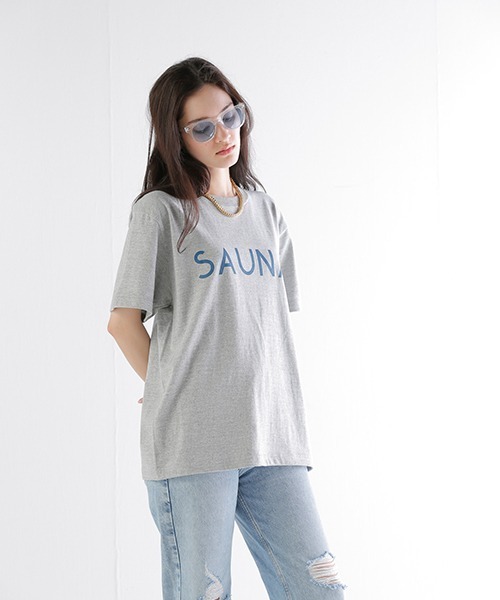 GDC(ジーディーシー)の「SAUNA TEE(Tシャツ/カットソー・メンズ・グレー/インディゴブルー・X-LARGE/LARGE/MEDIUM/SMALL)」の11枚目の写真