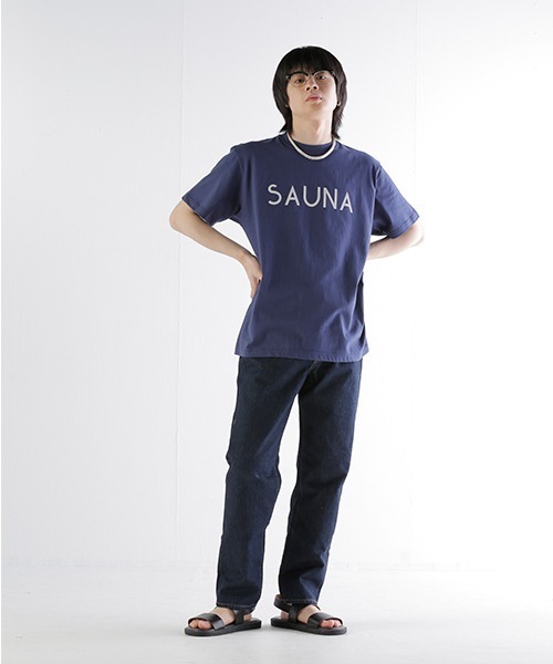GDC(ジーディーシー)の「SAUNA TEE(Tシャツ/カットソー・メンズ・グレー/インディゴブルー・X-LARGE/LARGE/MEDIUM/SMALL)」の13枚目の写真