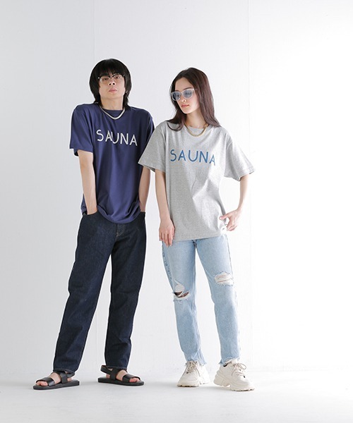 GDC(ジーディーシー)の「SAUNA TEE(Tシャツ/カットソー・メンズ・グレー/インディゴブルー・X-LARGE/LARGE/MEDIUM/SMALL)」の17枚目の写真
