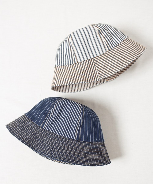 Retter（レッター）の「Hickory Hat / ヒッコリーハット（ハット・メンズ・アイボリー/ネイビー・LARGE）」の16枚目の写真