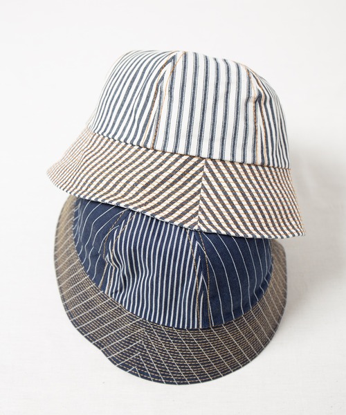 Retter（レッター）の「Hickory Hat / ヒッコリーハット（ハット・メンズ・アイボリー/ネイビー・LARGE）」の15枚目の写真