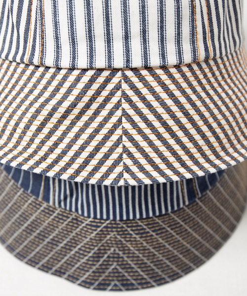 Retter（レッター）の「Hickory Hat / ヒッコリーハット（ハット・メンズ・アイボリー/ネイビー・LARGE）」の13枚目の写真