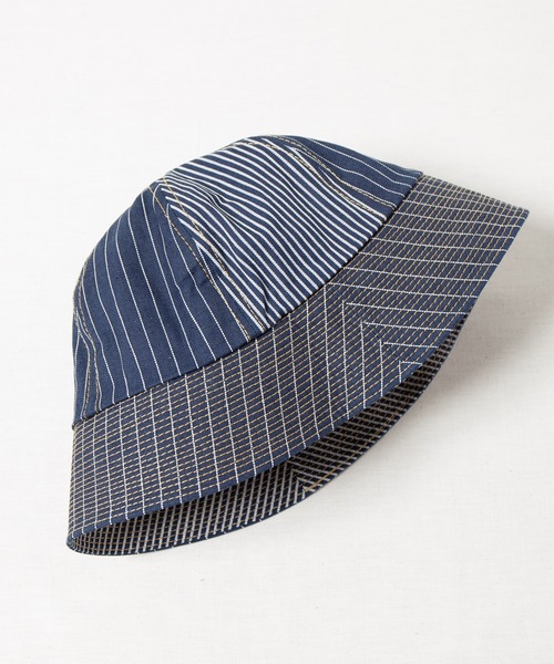 Retter（レッター）の「Hickory Hat / ヒッコリーハット（ハット・メンズ・アイボリー/ネイビー・LARGE）」の11枚目の写真