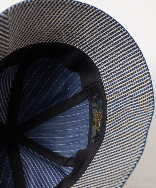Retter（レッター）の「Hickory Hat / ヒッコリーハット（ハット・メンズ・アイボリー/ネイビー・LARGE）」の10枚目の写真
