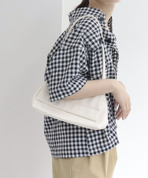 fredy repit（フレディレピ）の「ミリタリー半袖シャツブルゾン（シャツ/ブラウス・レディース・オフホワイト/ホワイト系その他2/ブラック/カーキ・38）」の7枚目の写真