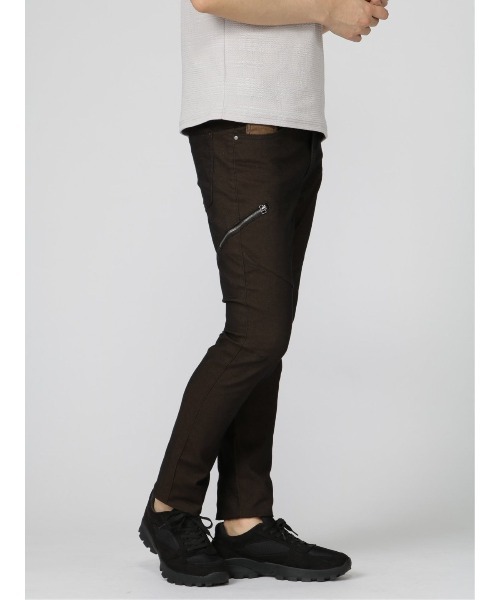 semantic design(セマンティックデザイン)の「セマンティックデザイン/semantic design ストレッチ 裏カラー パンツ(チノパンツ・メンズ・ホワイト/ブラウン・X-LARGE/LARGE/MEDIUM/S)」の2枚目の写真