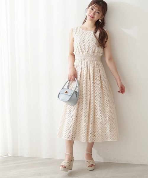 み*読様 プロポーションボディドレッシング レース　ロングワンピース・ドレス PROPORTION BODY DRESSING（プロポーションボディドレッシング