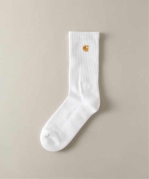 Carhartt（カーハート）の「【CARHARTT / カーハート】 CHASE SOCKS（ソックス/靴下・メンズ・ホワイト/ブラック/レッド/サックスブルー/ピンク・FREE）」の2枚目の写真