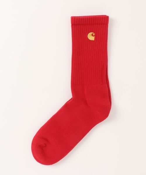 Carhartt（カーハート）の「【CARHARTT / カーハート】 CHASE SOCKS（ソックス/靴下・メンズ・ホワイト/ブラック/レッド/サックスブルー/ピンク・FREE）」の8枚目の写真
