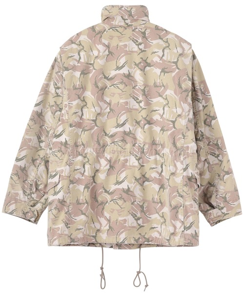 X-girl（エックスガール）の「CAMOUFLAGE JACKET（ミリタリージャケット・レディース・ベージュ/カーキ・S/M）」の3枚目の写真