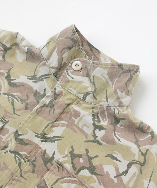 X-girl（エックスガール）の「CAMOUFLAGE JACKET（ミリタリージャケット・レディース・ベージュ/カーキ・S/M）」の4枚目の写真