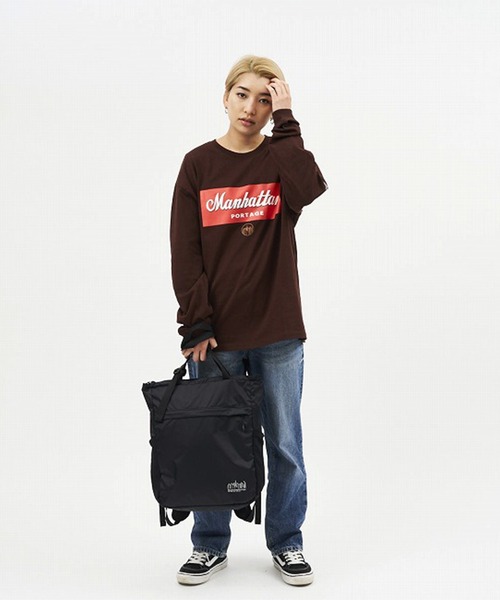 Manhattan Portage（マンハッタンポーテージ）の「Greenway Tote Backpack Ripstop Nylon（トートバッグ・メンズ・ブラック・MEDIUM）」の21枚目の写真