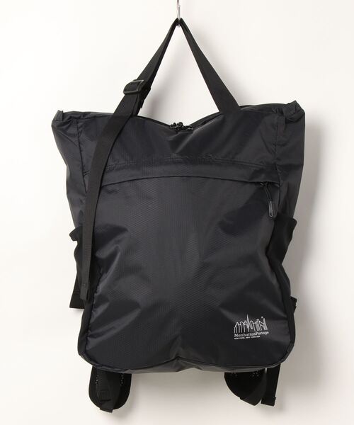 Manhattan Portage（マンハッタンポーテージ）の「Greenway Tote Backpack Ripstop Nylon（トートバッグ・メンズ・ブラック・MEDIUM）」の4枚目の写真
