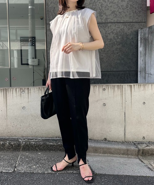 PAPILLONNER（パピヨネ）の「軽量/レザートート/SEAU/Sサイズ/PAPILLONNER/パピヨネ（トートバッグ・レディース・シルバー/グリーン/モカ/ブラック/ピンク・FREE）」の9枚目の写真