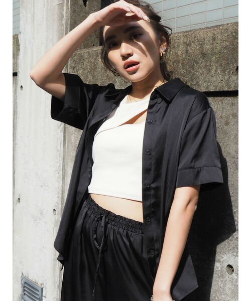 EVRIS（エヴリス）の「ノースリーブトップス（タンクトップ・レディース・ホワイト・FREE）」の6枚目の写真