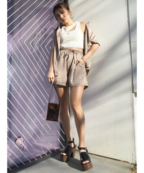 EVRIS（エヴリス）の「ノースリーブトップス（タンクトップ・レディース・ホワイト・FREE）」の7枚目の写真