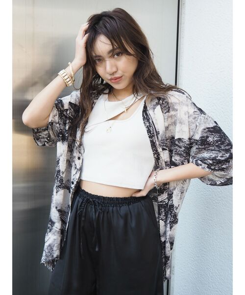 EVRIS（エヴリス）の「ノースリーブトップス（タンクトップ・レディース・ホワイト・FREE）」の2枚目の写真