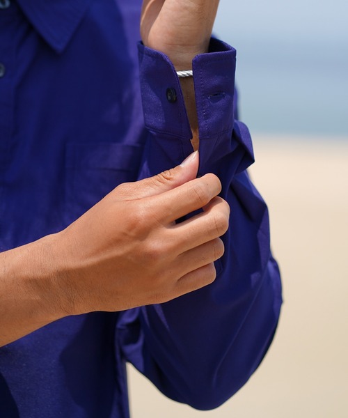 ストレッチブロードロングシャツ（シャツ/ブラウス）｜adamsJUGGLER（アダムスジャグラー）