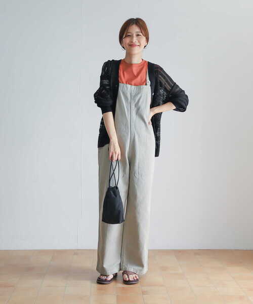 URBAN RESEARCH DOORS（アーバンリサーチドアーズ）の「透かし柄カーディガン（カーディガン/ボレロ・レディース・ブラック/ベージュ・MEDIUM）」の16枚目の写真