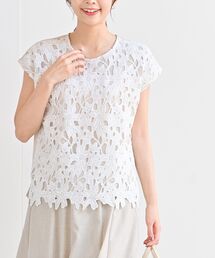 rps | フラワーレースカットプルオーバー(Tシャツ/カットソー)