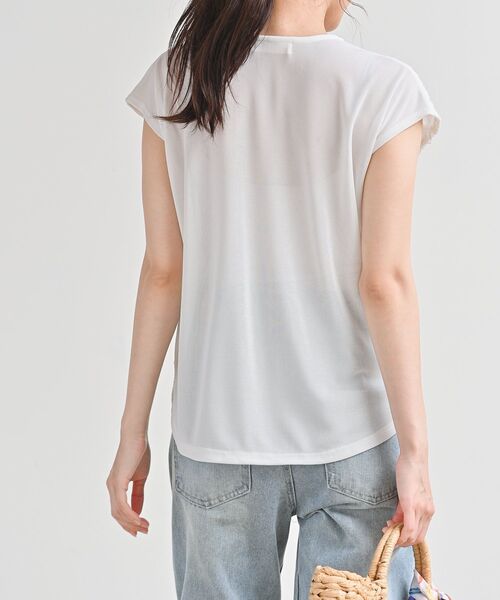rps（アールピーエス）の「フラワーレースカットプルオーバー（Tシャツ/カットソー・レディース・チャコールグレー/ブラック/オフホワイト/ライトベージュ・M）」の11枚目の写真