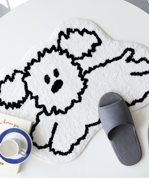 Brunch Brother（ブランチブラザー）の「バスマット/リトルペーパー/ROMANE（ロマネ）（ラグ/マット・レディース・ホワイト・FREE）」の7枚目の写真