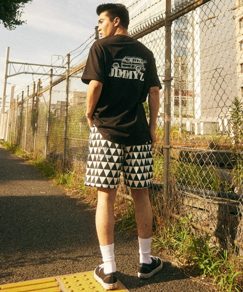 JIMMY'Z（ジミーズ）の「【ムラサキスポーツ別注】JIMMY’Z×ESOW×ムラサキスポーツコラボモデル オーバーサイズ バックプリントTシャツ/モノトーン グラフィックTee  JM-MU2203（Tシャツ/カットソー・メンズ・ブラック/ホワイト・XL/M/L）」の18枚目の写真