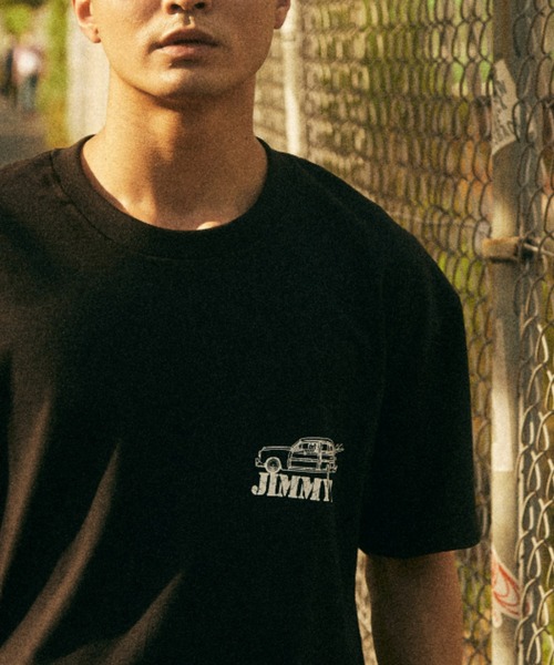 JIMMY'Z（ジミーズ）の「【ムラサキスポーツ別注】JIMMY’Z×ESOW×ムラサキスポーツコラボモデル オーバーサイズ バックプリントTシャツ/モノトーン グラフィックTee  JM-MU2203（Tシャツ/カットソー・メンズ・ブラック/ホワイト・XL/M/L）」の11枚目の写真