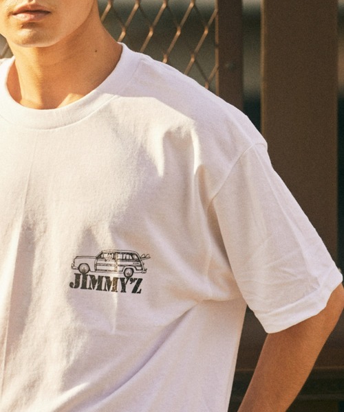 JIMMY'Z（ジミーズ）の「【ムラサキスポーツ別注】JIMMY’Z×ESOW×ムラサキスポーツコラボモデル オーバーサイズ バックプリントTシャツ/モノトーン グラフィックTee  JM-MU2203（Tシャツ/カットソー・メンズ・ブラック/ホワイト・XL/M/L）」の10枚目の写真