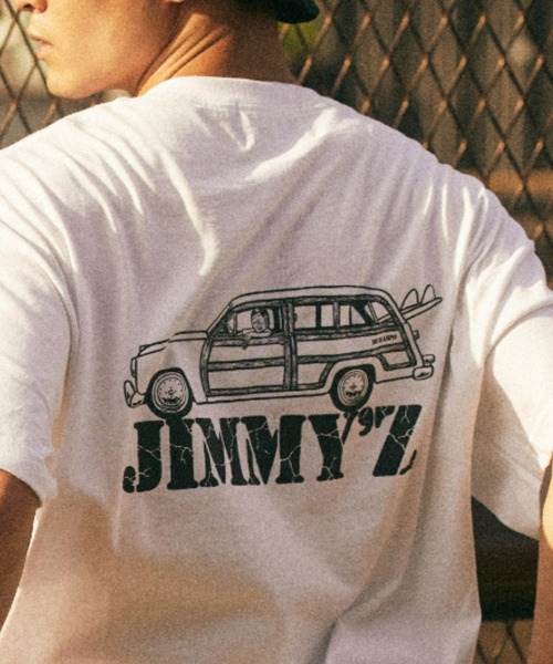 JIMMY'Z（ジミーズ）の「【ムラサキスポーツ別注】JIMMY’Z×ESOW×ムラサキスポーツコラボモデル オーバーサイズ バックプリントTシャツ/モノトーン グラフィックTee  JM-MU2203（Tシャツ/カットソー・メンズ・ブラック/ホワイト・XL/M/L）」の19枚目の写真