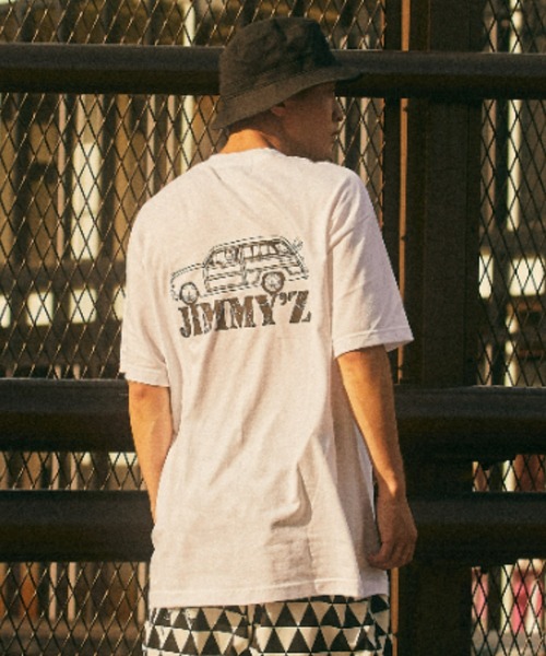 JIMMY'Z（ジミーズ）の「【ムラサキスポーツ別注】JIMMY’Z×ESOW×ムラサキスポーツコラボモデル オーバーサイズ バックプリントTシャツ/モノトーン グラフィックTee  JM-MU2203（Tシャツ/カットソー・メンズ・ブラック/ホワイト・XL/M/L）」の14枚目の写真