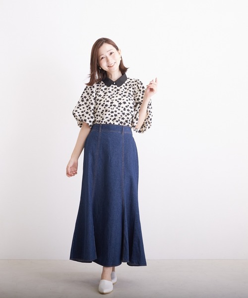 PAPAVER(パパヴェル)の「【papaver】サッカーギンガム、ストライプ、花柄BL(シャツ/ブラウス・レディース・その他2/その他4/その他3/その他1・MEDIUM)」の3枚目の写真